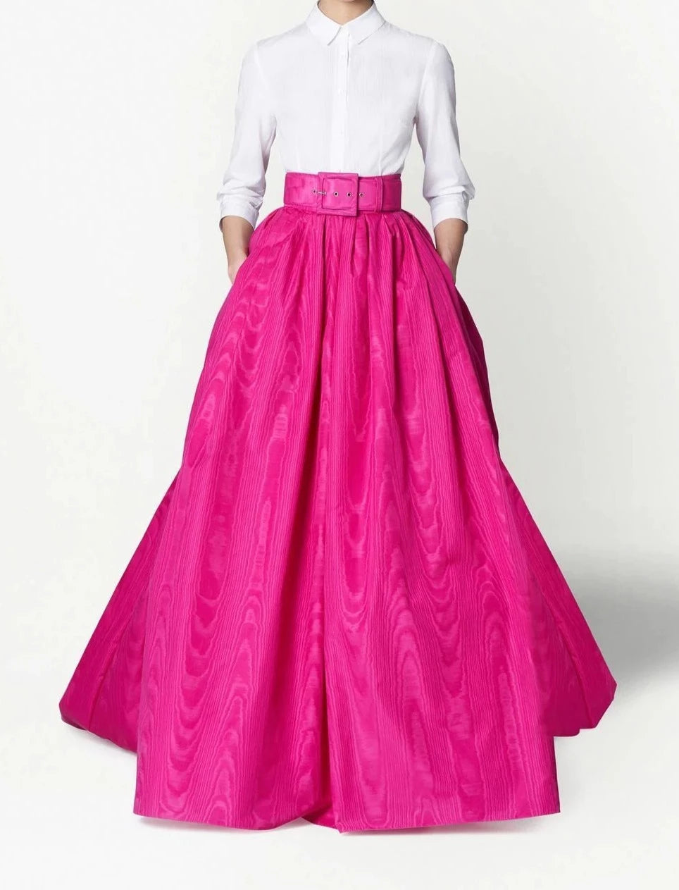 A-line Ball Skirt - Raspberry Pink