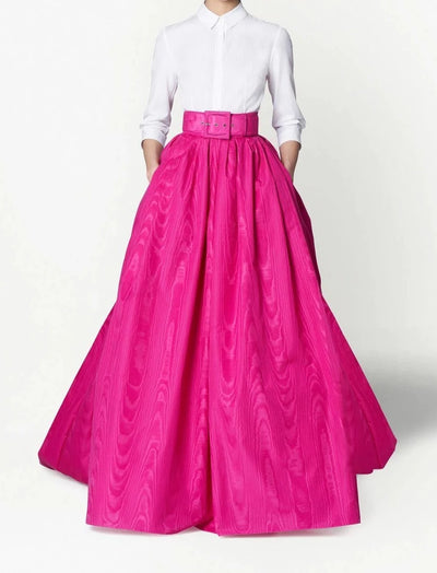 A-line Ball Skirt - Raspberry Pink