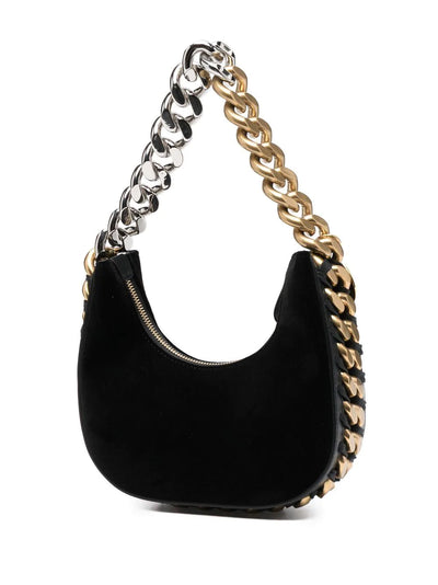 Velvet Frayme Curved Shoulder Bag - More Colors Available