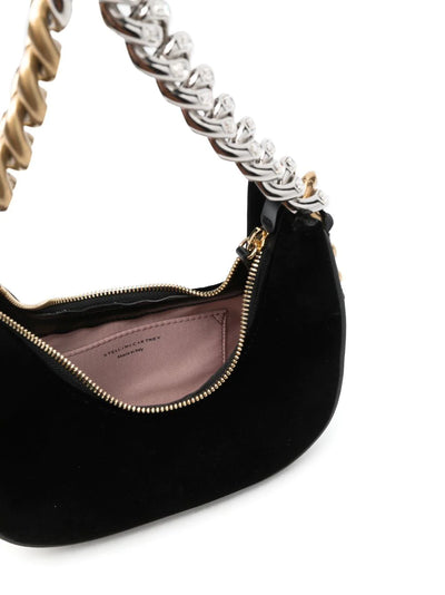 Velvet Frayme Curved Shoulder Bag - More Colors Available