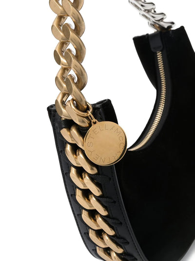 Velvet Frayme Curved Shoulder Bag - More Colors Available