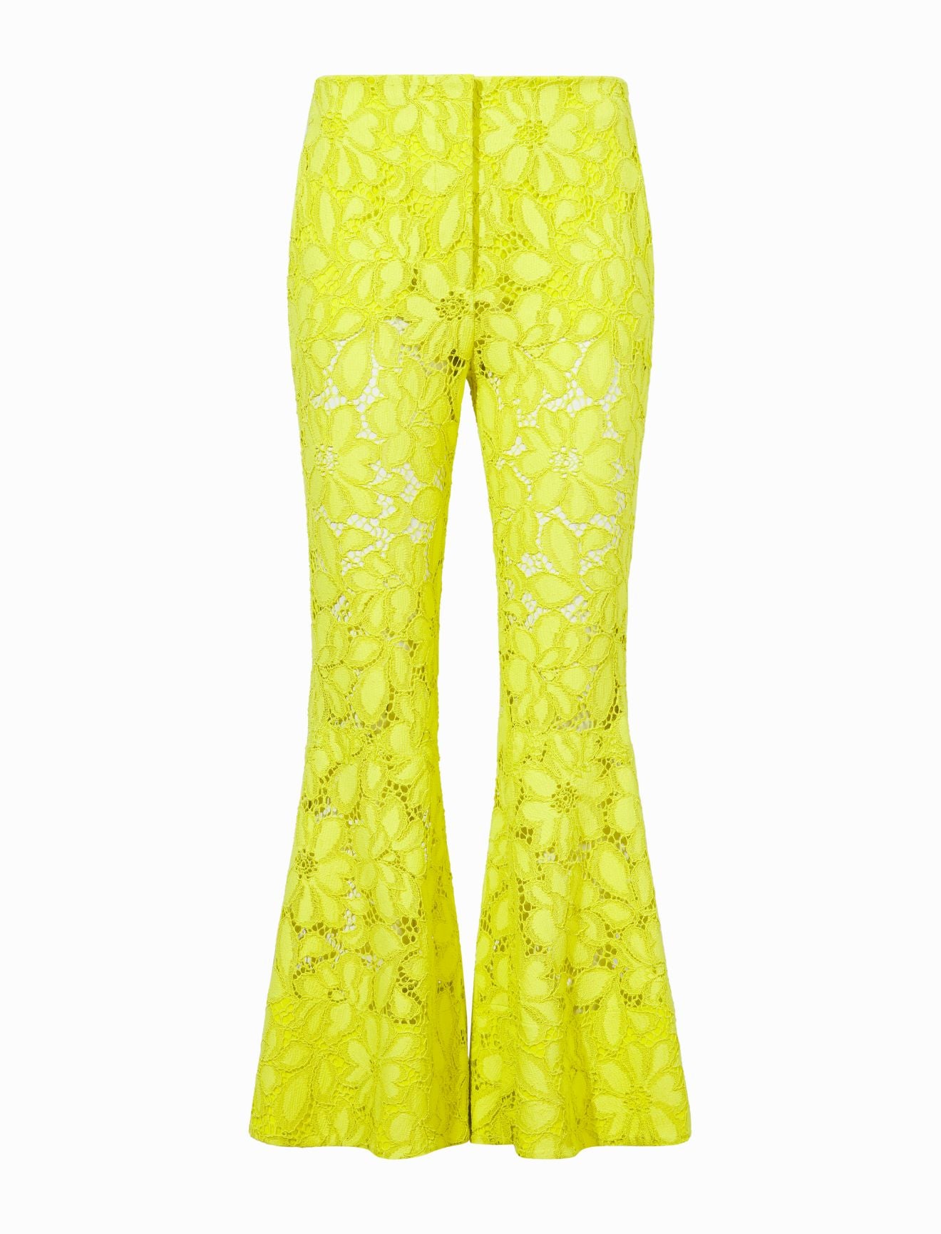 Lace Suiting Pant - Citron