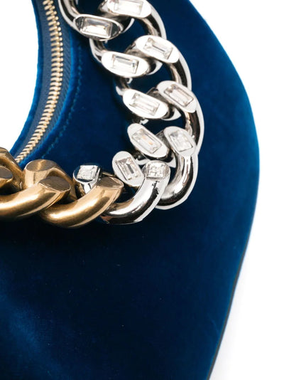 Velvet Frayme Curved Shoulder Bag - More Colors Available