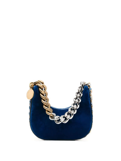 Velvet Frayme Curved Shoulder Bag - More Colors Available