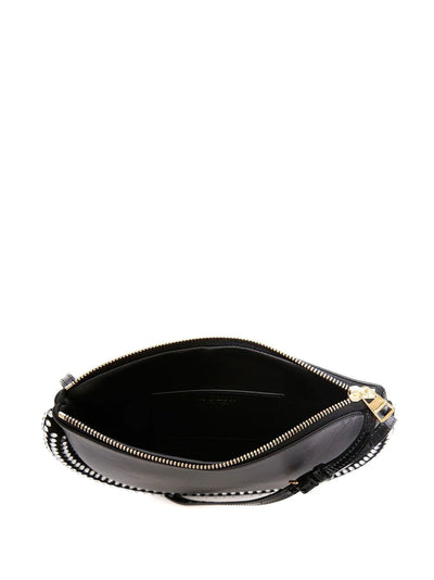 CRYSTAL BUMPER MOON BAG - Black