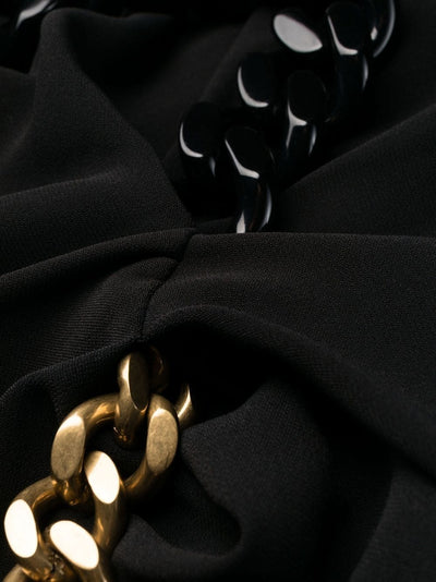 Falabella Chain Jersey Dress - Navy
