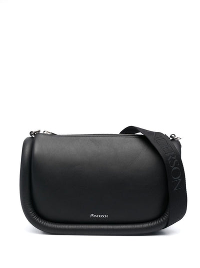 Bumper logo-stamp crossbody bag - Black