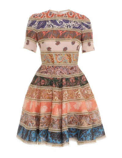 DEVI SPLICED MINI DRESS - Spliced