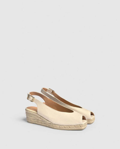 DOSALIA SLING BACK ESPADRILLE - Ivory