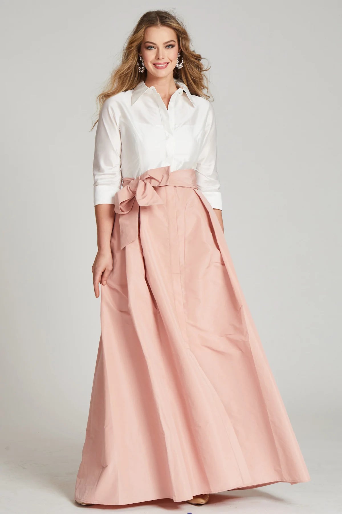 Taffeta Shirt Gown - More Colors Available