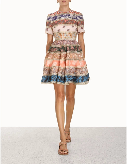 DEVI SPLICED MINI DRESS - Spliced