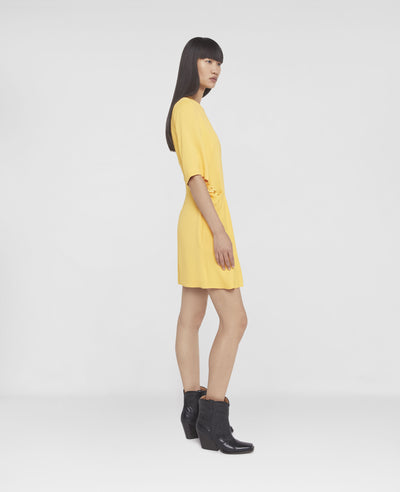 Falabella Chain Jersey Dress - Sunflower Yellow