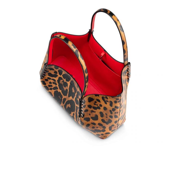 Cabachic Small Leopard Print Tote Bag in Multicoloured - Christian