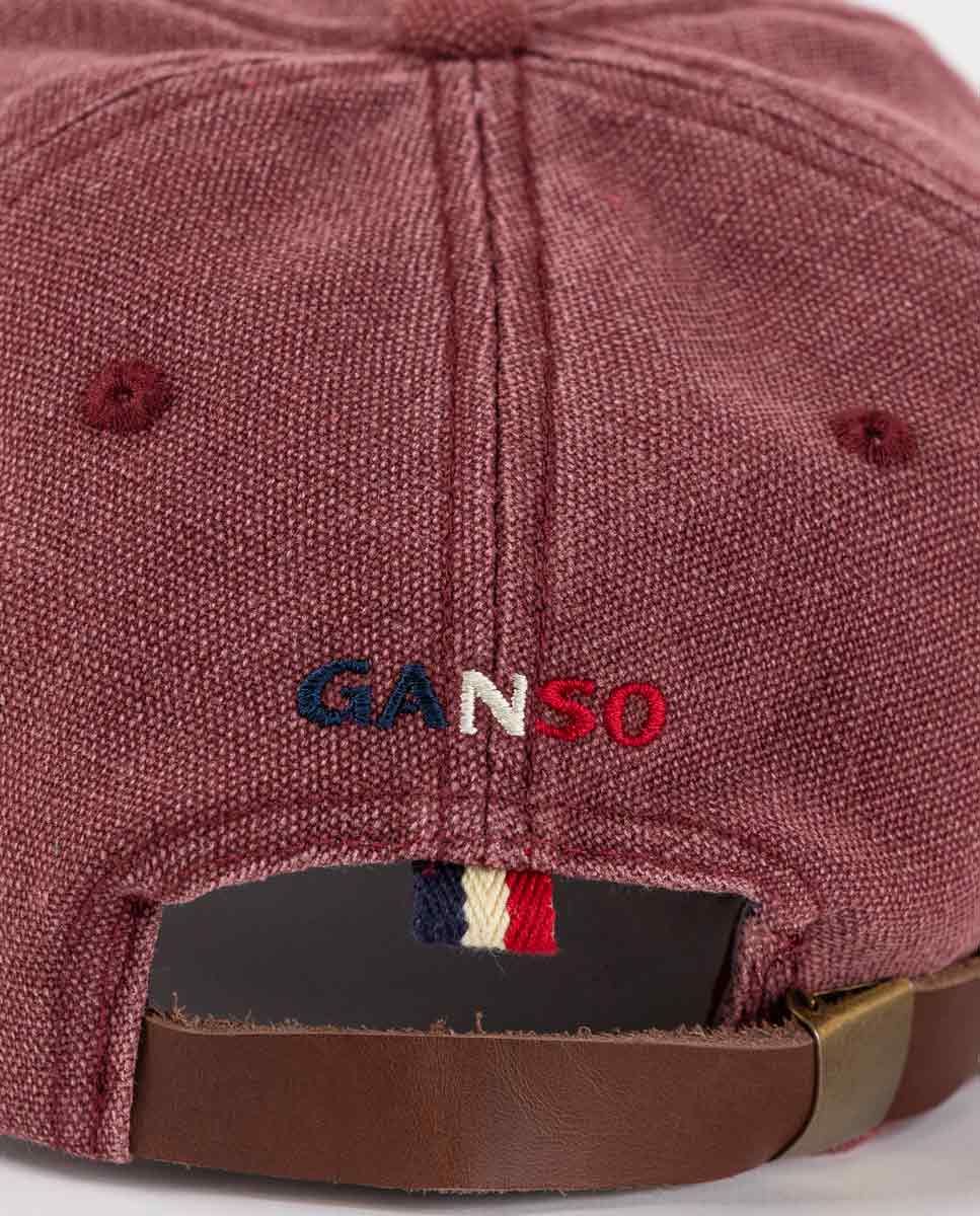 Washed Maroon Canvas Hat - Maroon