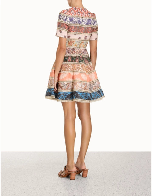 DEVI SPLICED MINI DRESS - Spliced