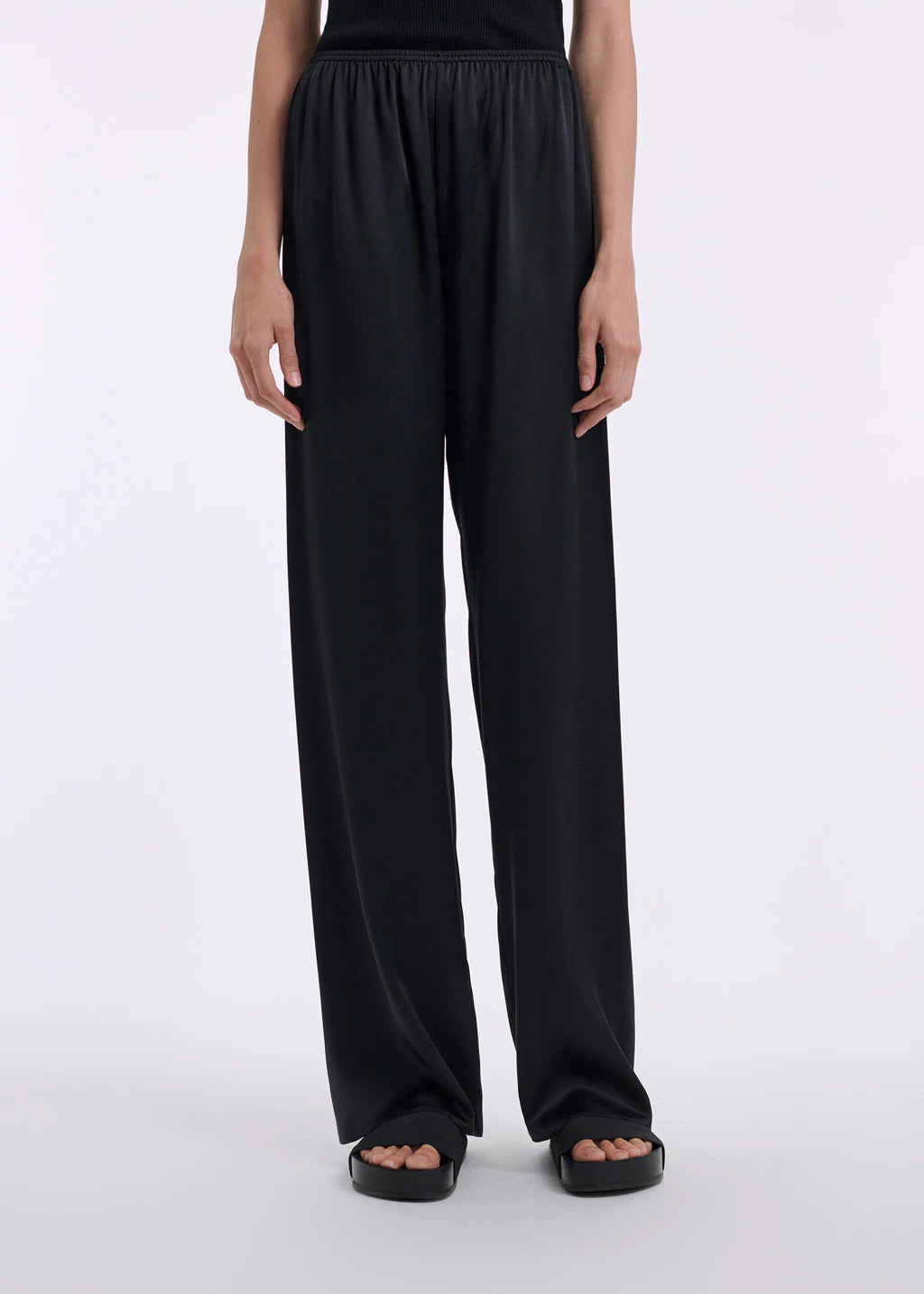 Elastic Waist Pant - Black