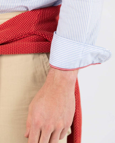 Pin Point Yale Button Down - Light Blue