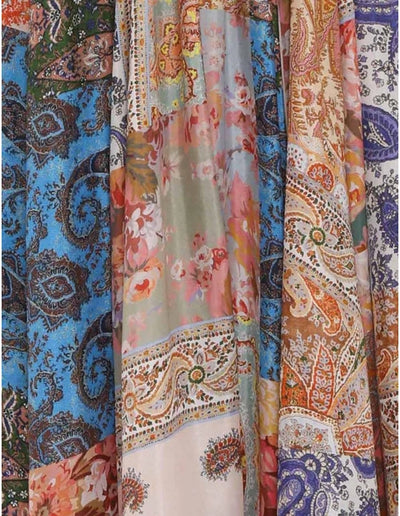 DEVI HALTER MAXI DRESS - Patch Paisley