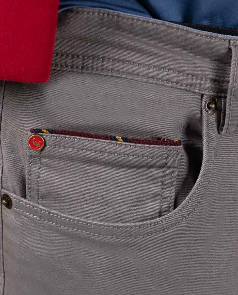 5-Pocket Trousers - Grey