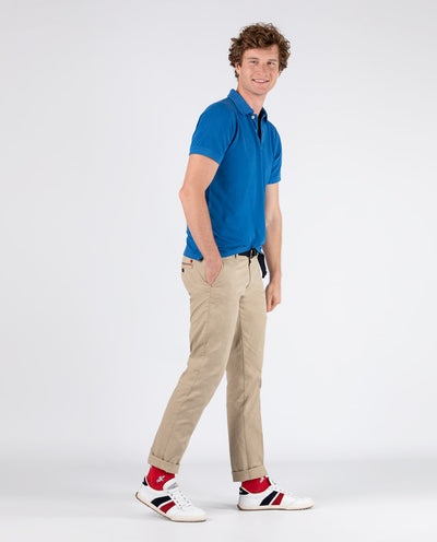 Polo Pique Short Sleeve Shirt - Blue