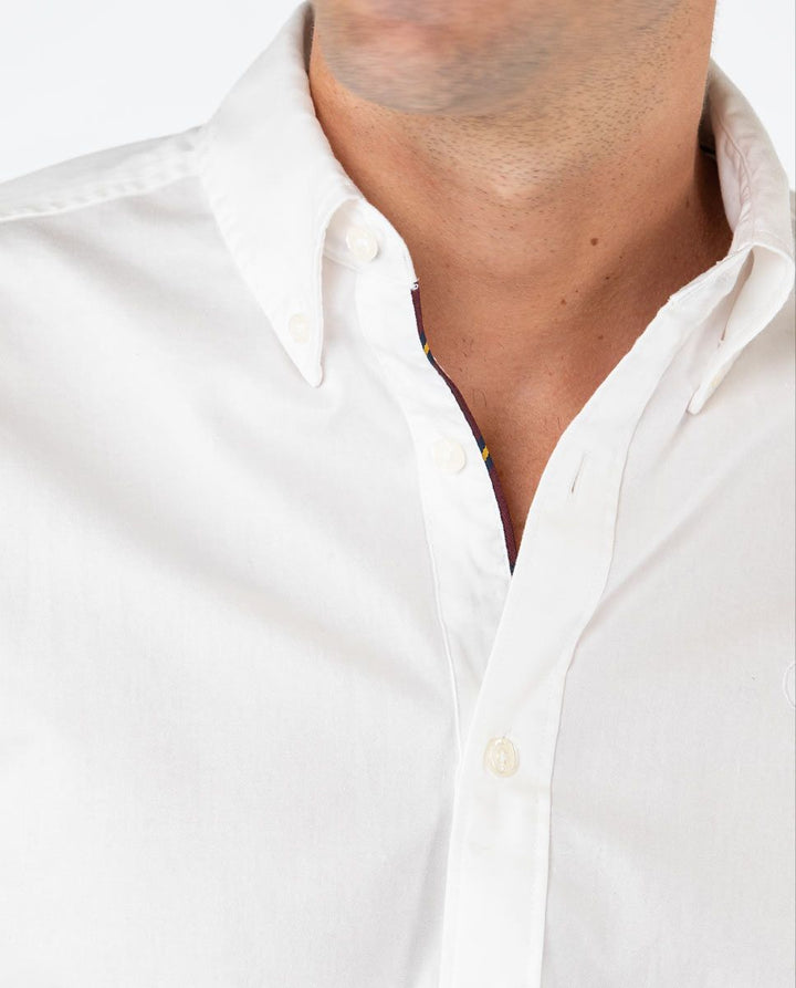 Gabardine Shirt - White