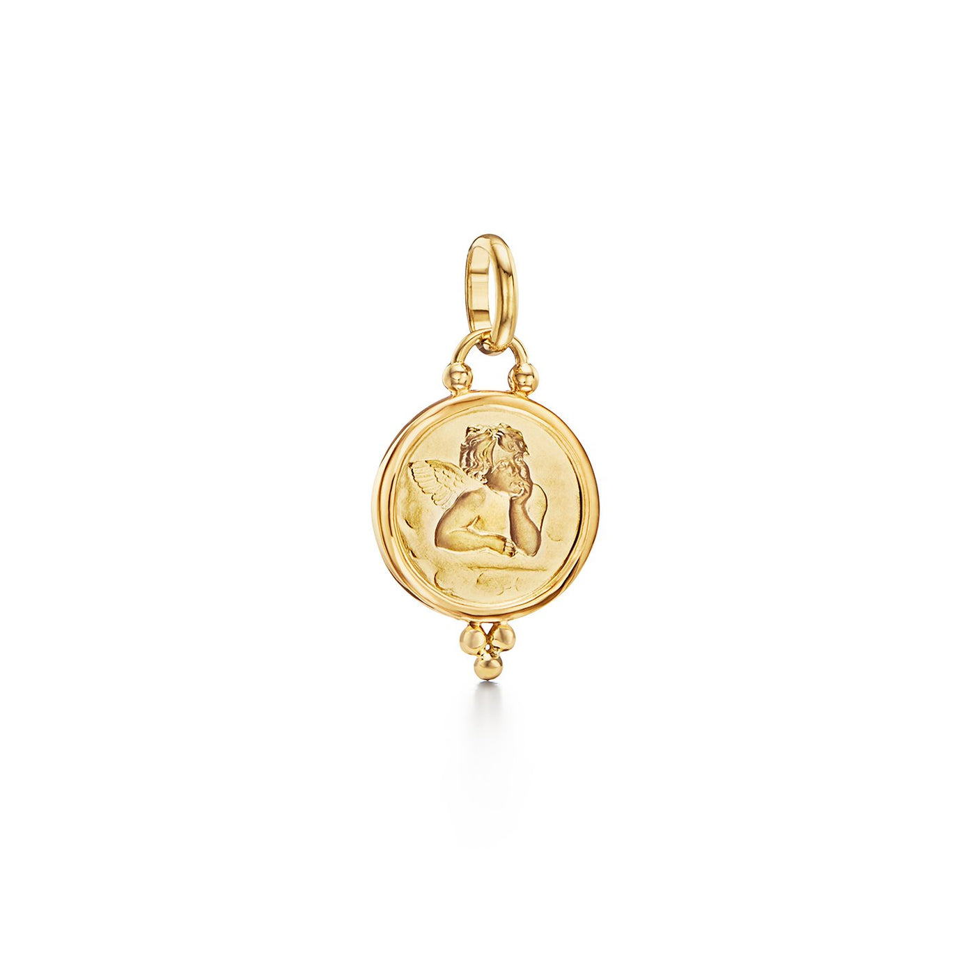 18K Medium Angel Pendant 27mm