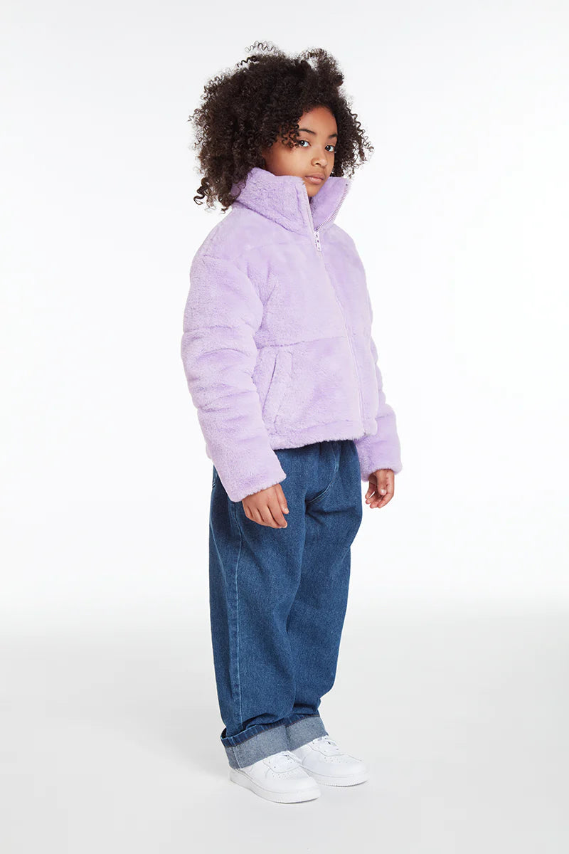 Billie Kids Puffer Jacket - Wisteria