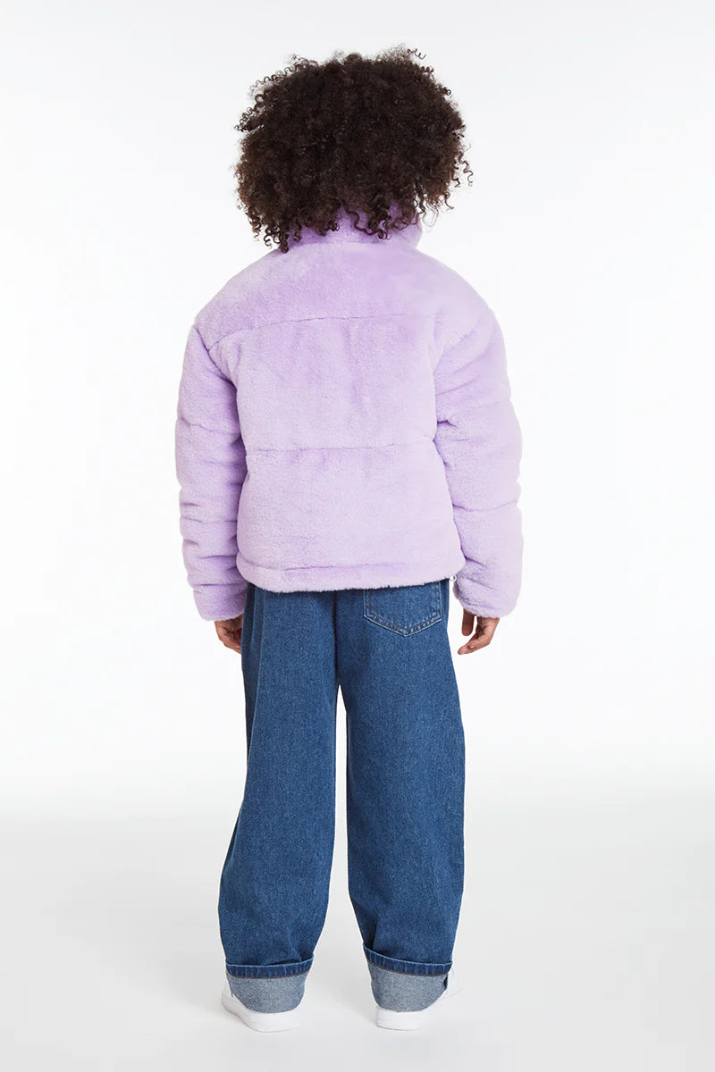 Billie Kids Puffer Jacket - Wisteria