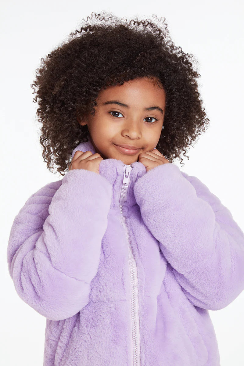 Billie Kids Puffer Jacket - Wisteria