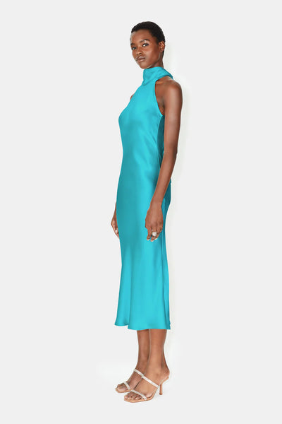CROPPED SIENNA DRESS - Lagoon