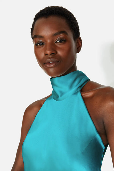 CROPPED SIENNA DRESS - Lagoon