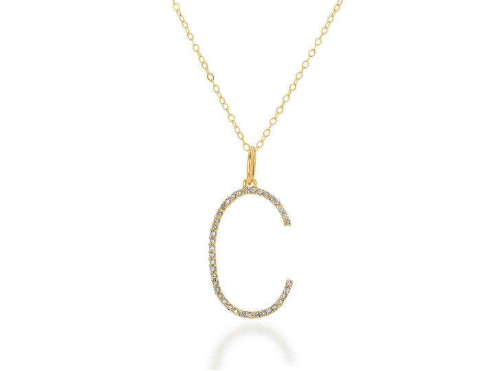 Large Diamond "C" Charm