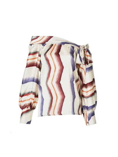 Cadoneghe Blouse - Ivory Multi