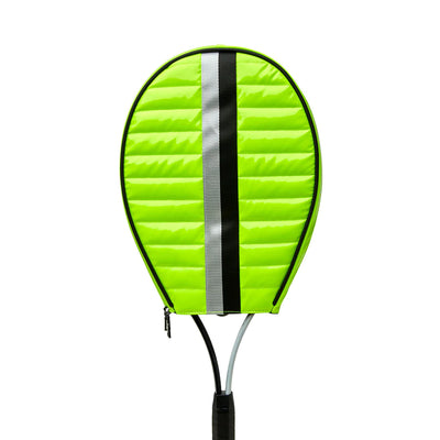YOU ARE THE CHAMPION TENNIS BAG - Neon Yellow Patent
