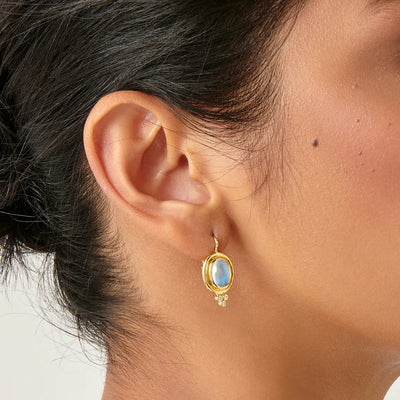 18K CLASSIC TEMPLE EARRINGS