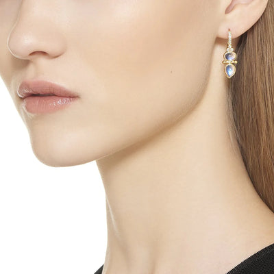 18k dynasty drop earrings
