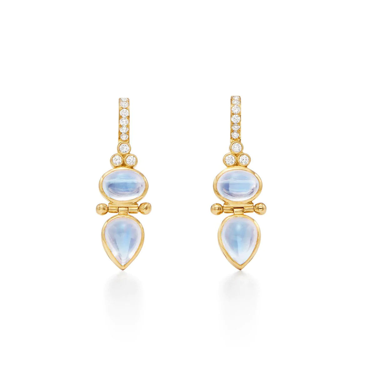 18k dynasty drop earrings