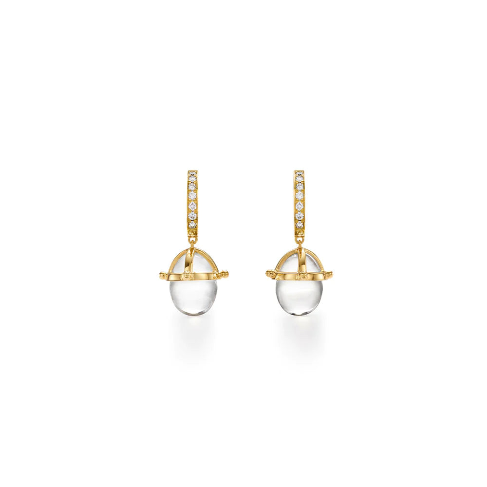 GRANULATED AMULET EARRING