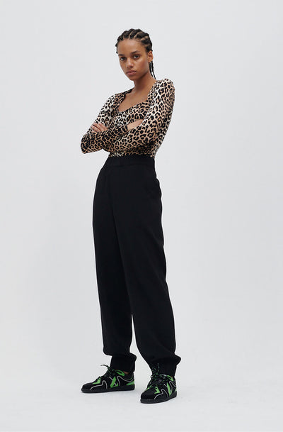 Recycled Crepe Pant - Black