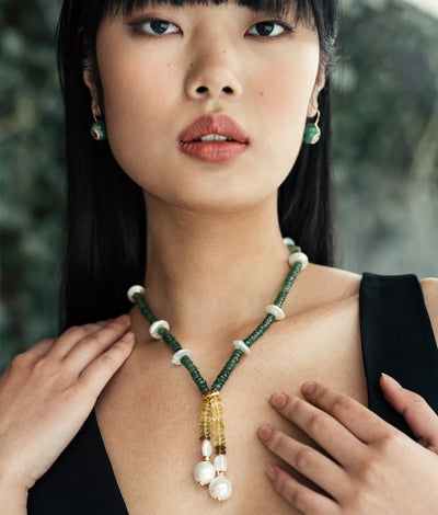 Geneva Necklace - Green