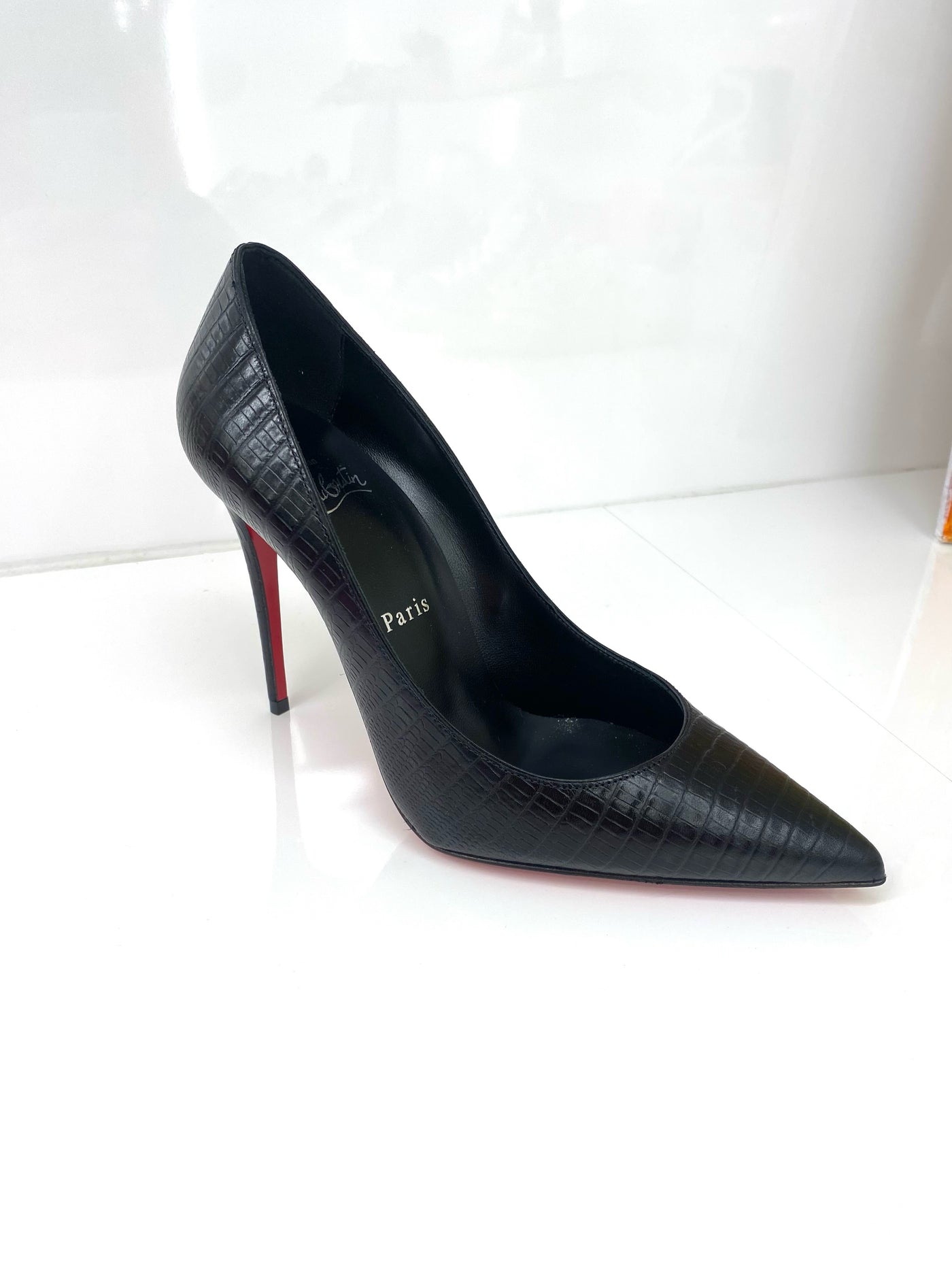 KATE pump 100mm - black CALF