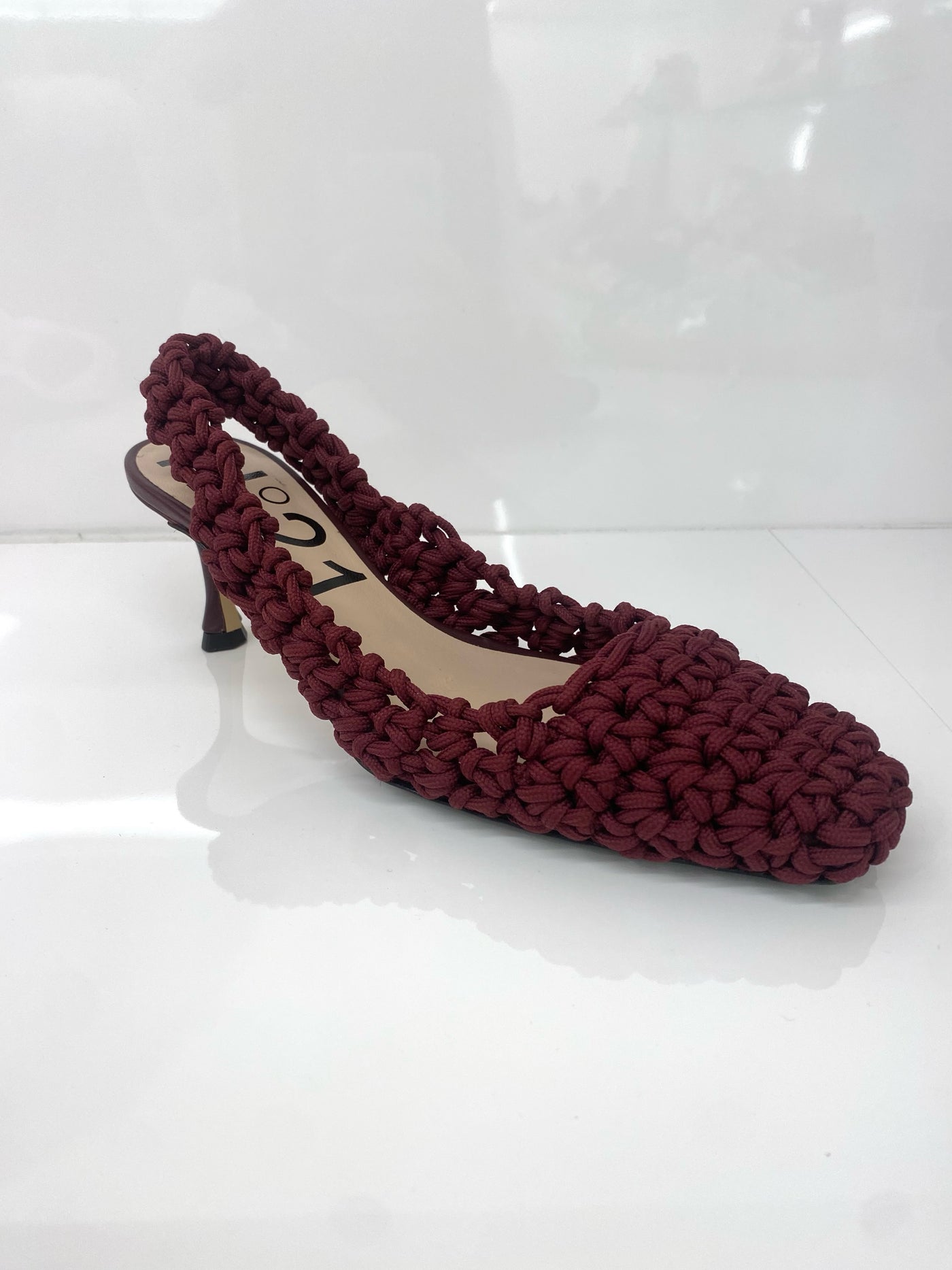 CROCHET SLINGBACK - red