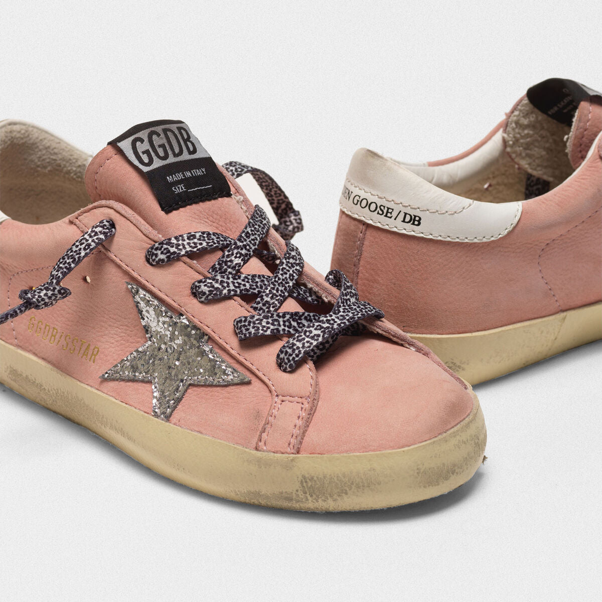 Toddler/Kids Superstar Sneaker - Pink/Glitter