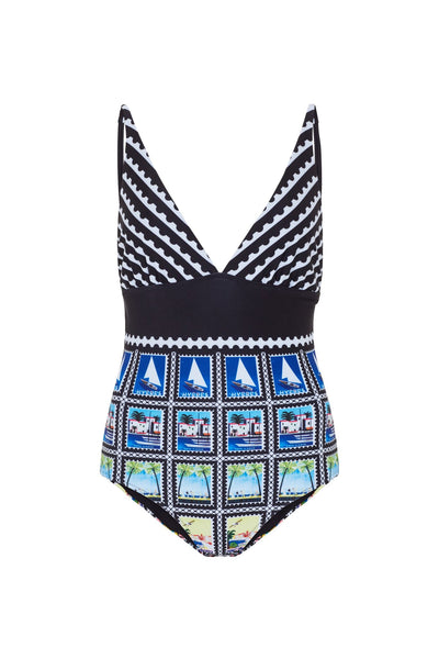 Ibiza Swimsuit - Postage Stamps