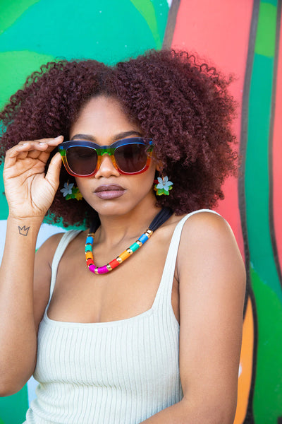 Colorblock Necklace - More Colors Available