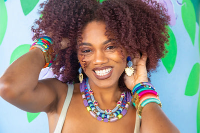Colorblock Necklace - More Colors Available