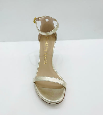 NUNAKED STRAIGHT SANDAL - Platino