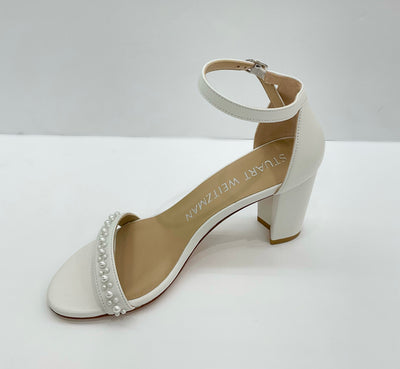 NEARLYNUDE DEMIPEARL SANDAL - Lacquered Nappa
