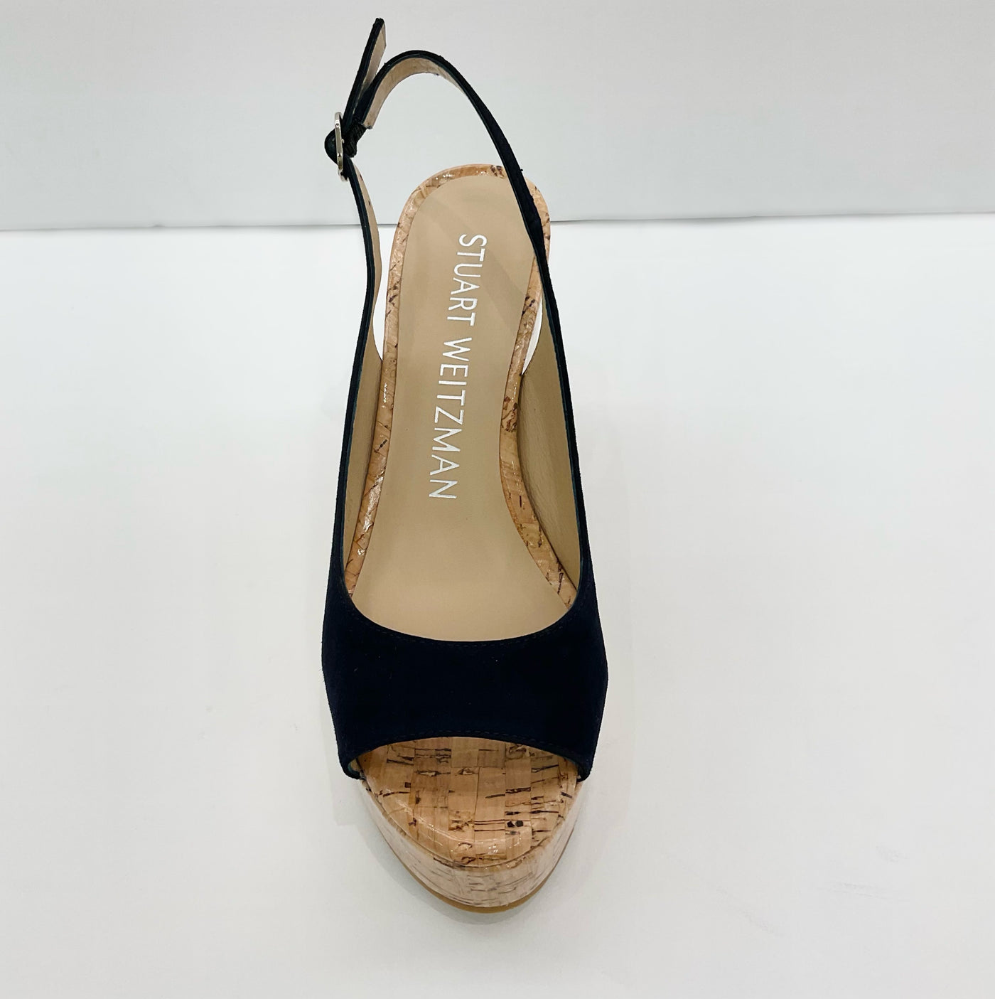 RIVIERA CORK PLAT. WEDGE - True Blue