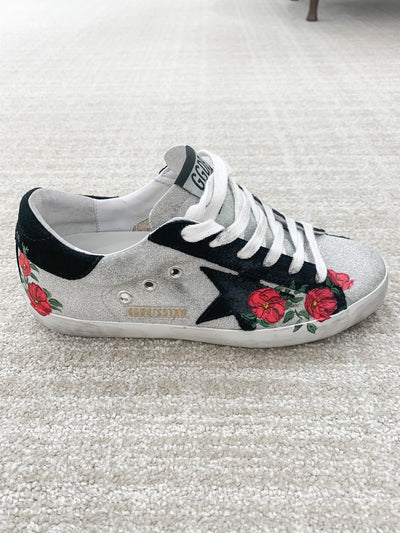 Superstar Sneaker - Roses/Black